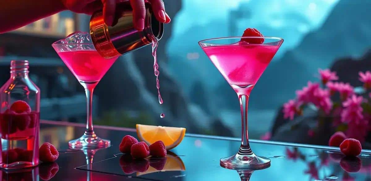 Metodo di Preparazione del Drink Pink Martini