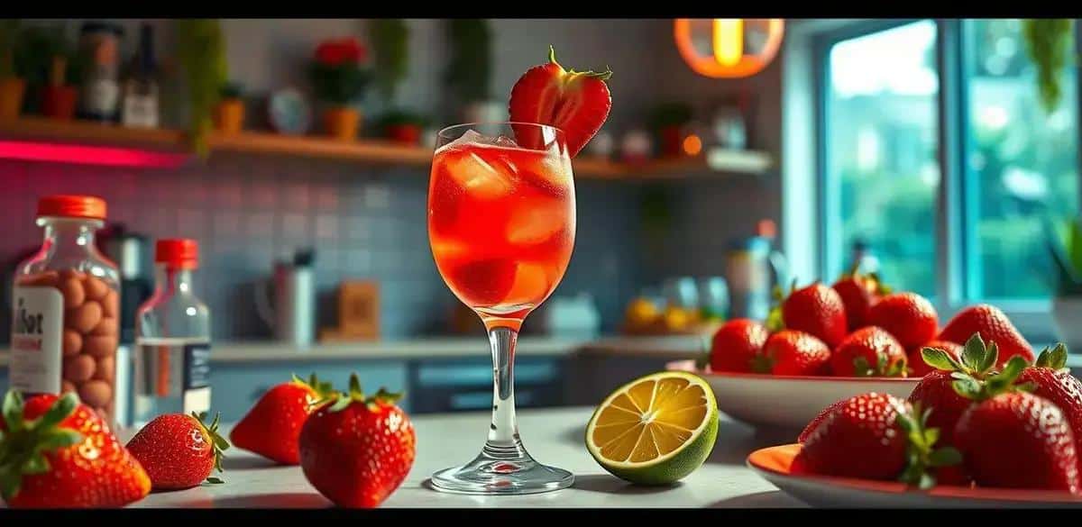 Metodo di Preparazione della Caipirinha alla Fragola