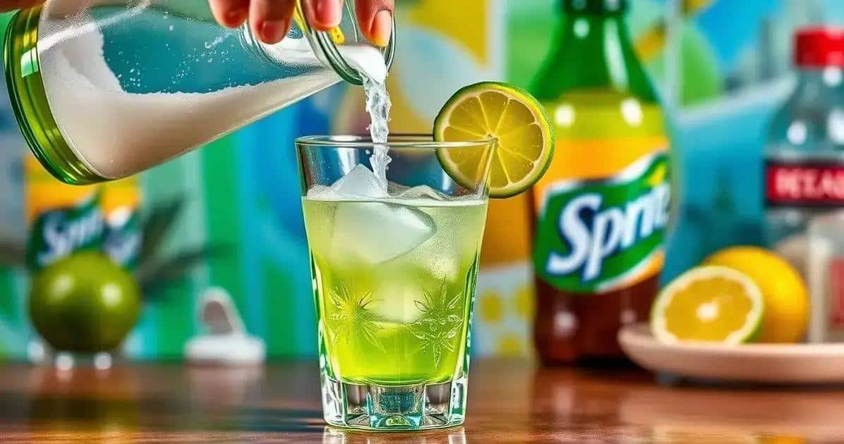 Metodo di Preparazione della Caipirinha analcolica con Sprite
