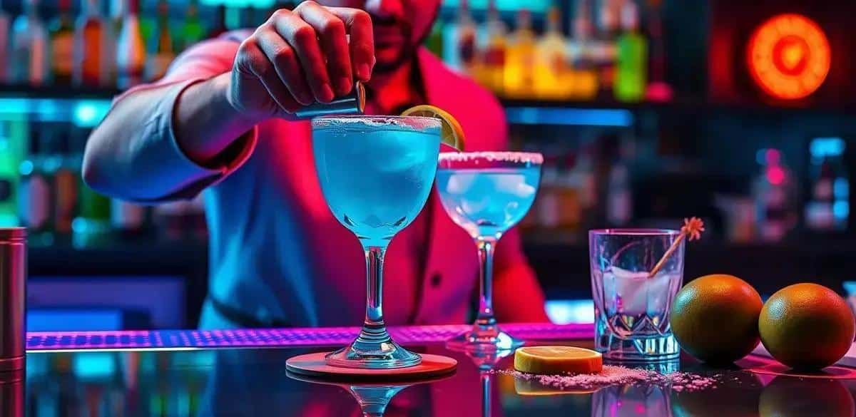 Metodo di Preparazione della Margarita Blu