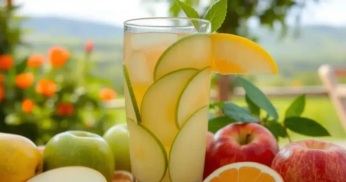 Sangria con Vino Bianco e Mela Verde: Il Drink Estivo Rinfrescante che Devi Provare