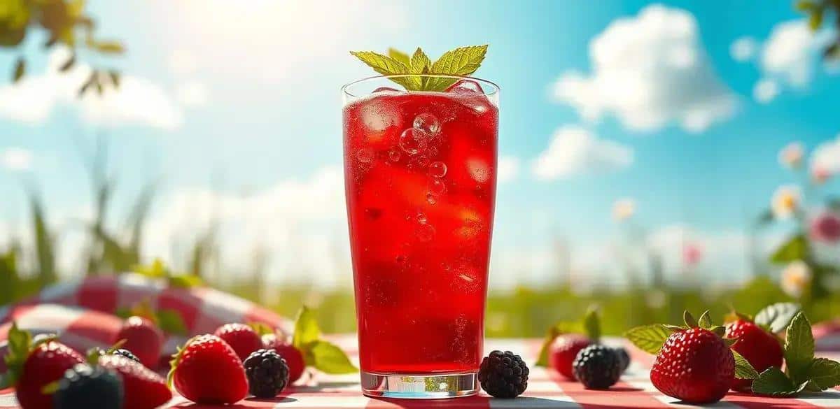 Soda ai Frutti Rossi con Acqua Frizzante: Una Ricetta Rinfrescante