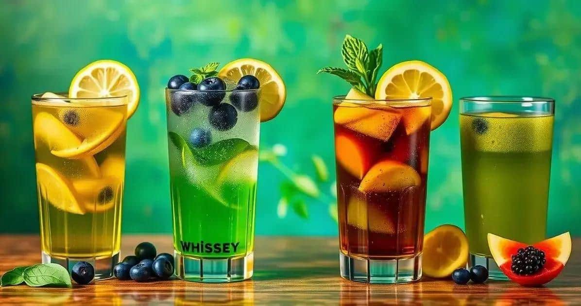 Varianti del cocktail al tè verde con whisky e limone