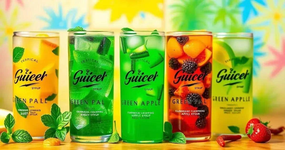 varianti dellenergy drink con sciroppo alla mela verde - Best Blog Brasil - Os Blogs mais Incríveis da Web