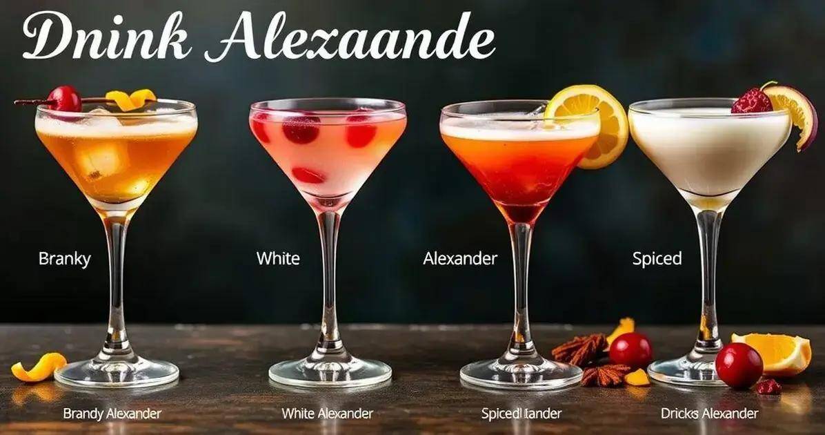 Variazioni del Drink Alexander