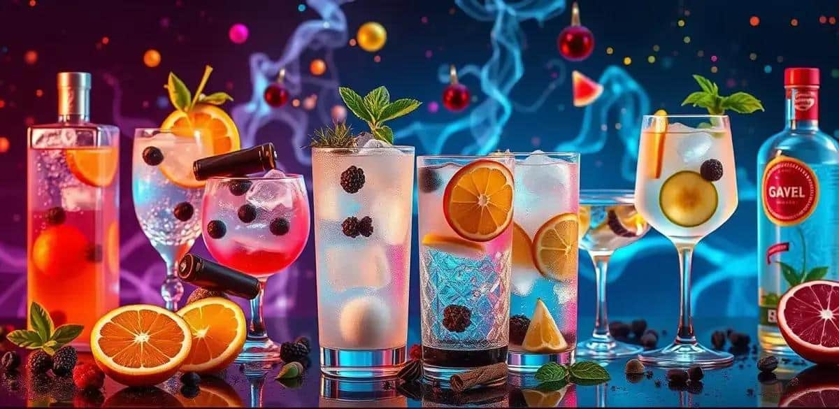 Variazioni sul Gin Tonic con Liquore al Cioccolato