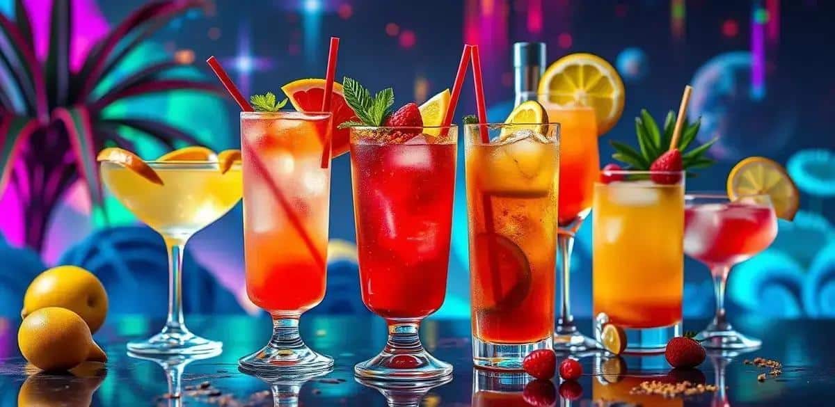 Variazioni sul Pisco con liquore ai frutti rossi e soda