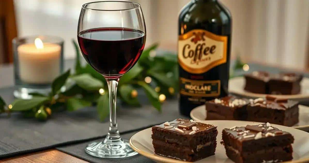 Vino Rosso con Liquore al Caffè e Cioccolato: Un'Esperienza di Piacere Divino