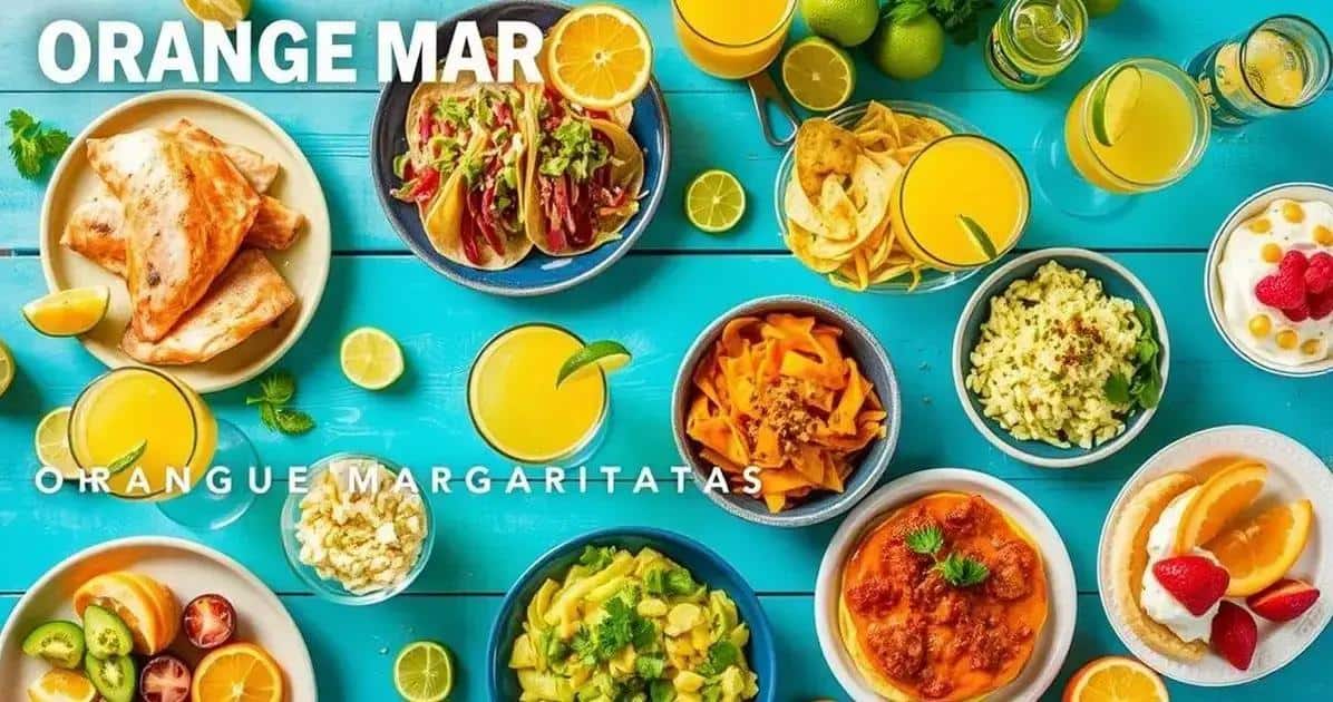 Accoppiamenti gastronomici per Margarita all’arancia