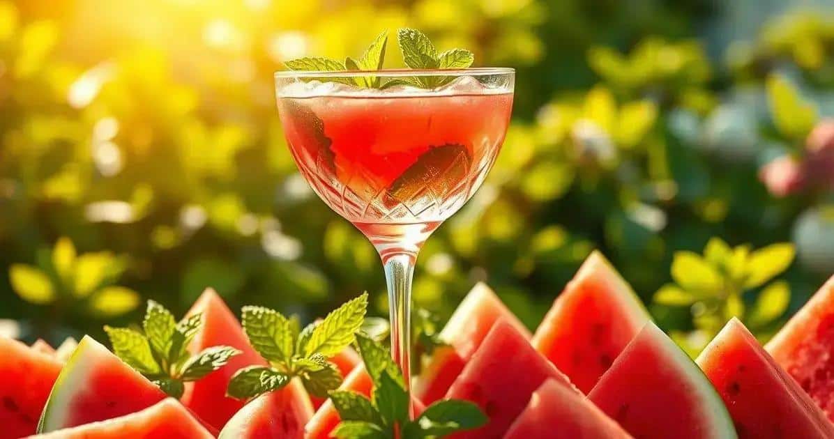 Bevanda all’Anguria e Fragole: Super Gustosa!