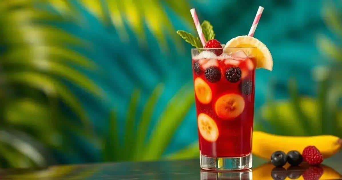 Caipirinha di Açaí e Banana: Energia Pura!