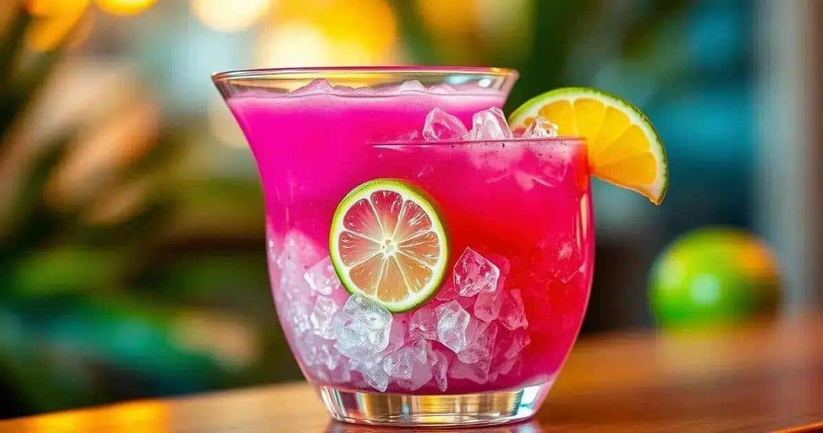 Caipirinha di Pitaya: Il Frutto del Drago – Una Bevanda 100% Esotica!