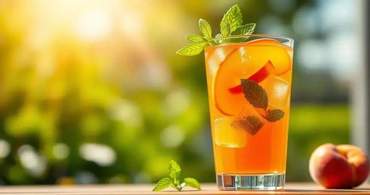 Caipiroska alla Pesca: Rinfrescante, Gustosa e Incredibile!