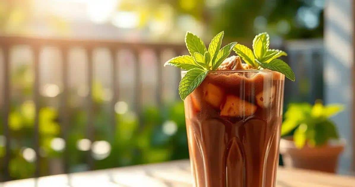Cioccolata Fredda con Liquore al Cocco e Menta: Una Delizia Rinfrescante