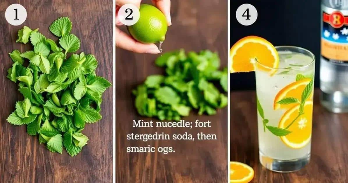 Come Preparare il Mojito con Soda al Mandarino e Menta