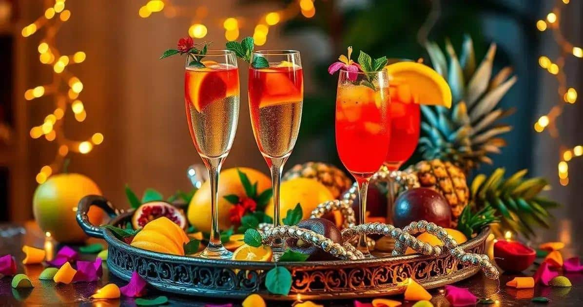 Come servire Champagne con succo di frutto della passione