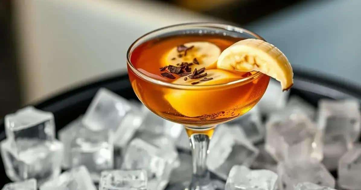 Come servire il Rum con liquore alla banana