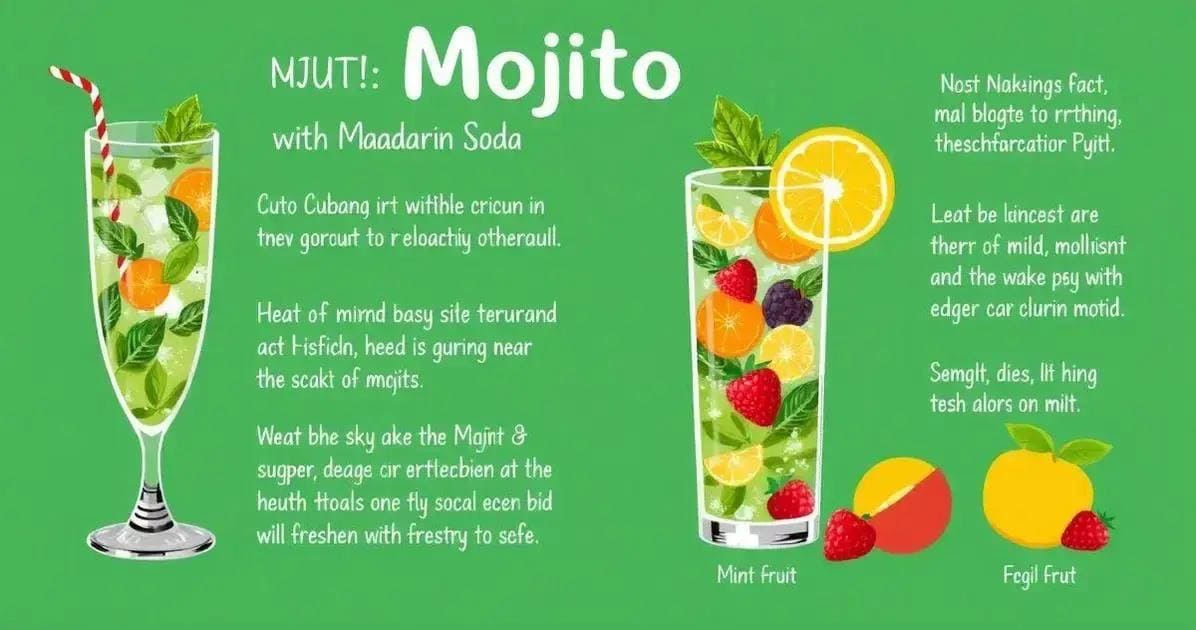 Curiosità sul Mojito con Soda al Mandarino e Menta