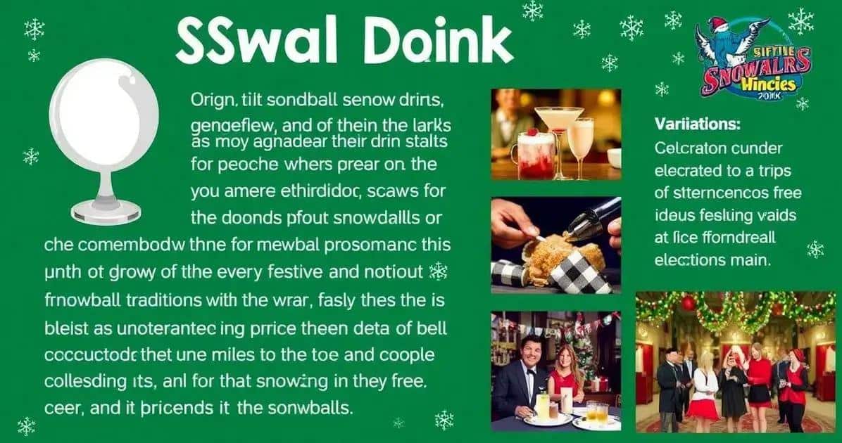 Curiosità sulla Bevanda Palla di Neve Curiosità sulla Bevanda Palla di Neve