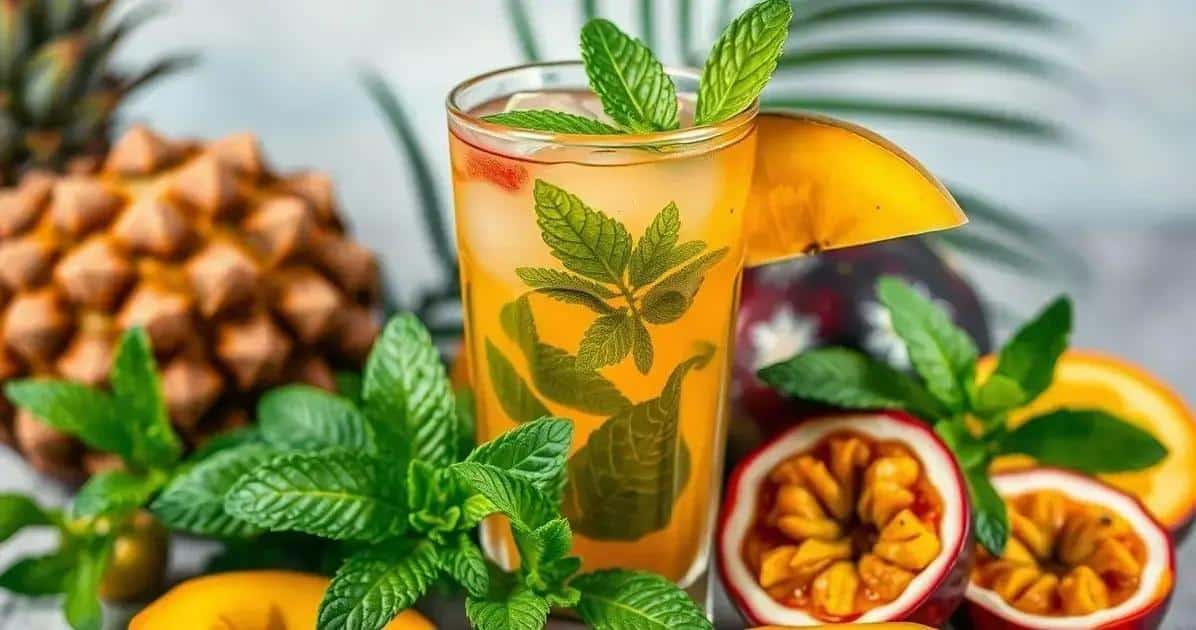 Daiquiri con Succo di Frutto della Passione e Menta: Un Delizioso Piacere Tropicale