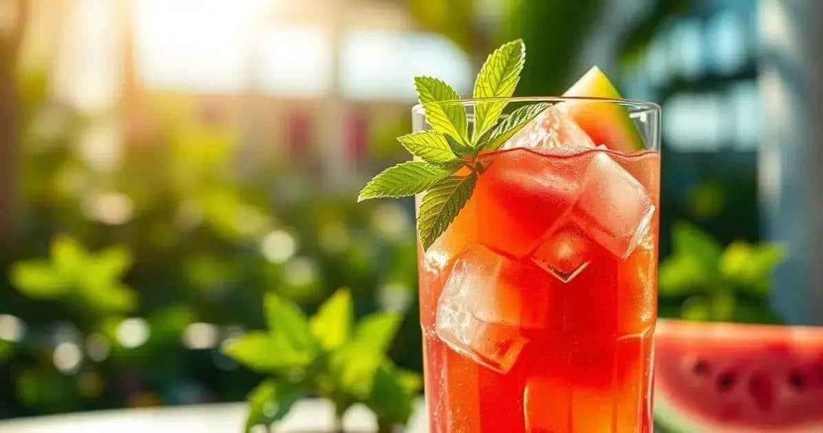 Ghiaccio Tropicale con Anguria e Menta: Una Delizia Estiva
