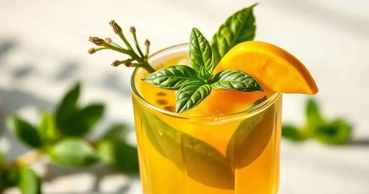 Gin con Succo di Mango e Basilico: Un Cocktail Estivo Rinfrescante