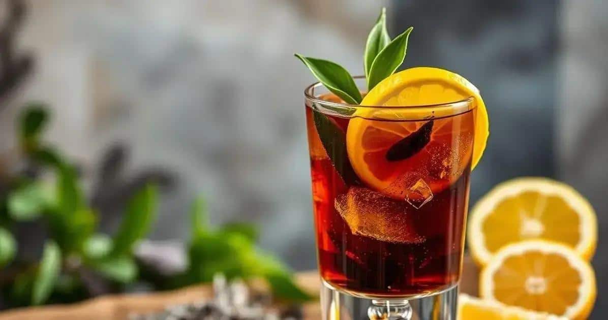 Gin con Tè Nero e Limone di Sicilia: Un’Avventura di Cocktail Rinfrescante