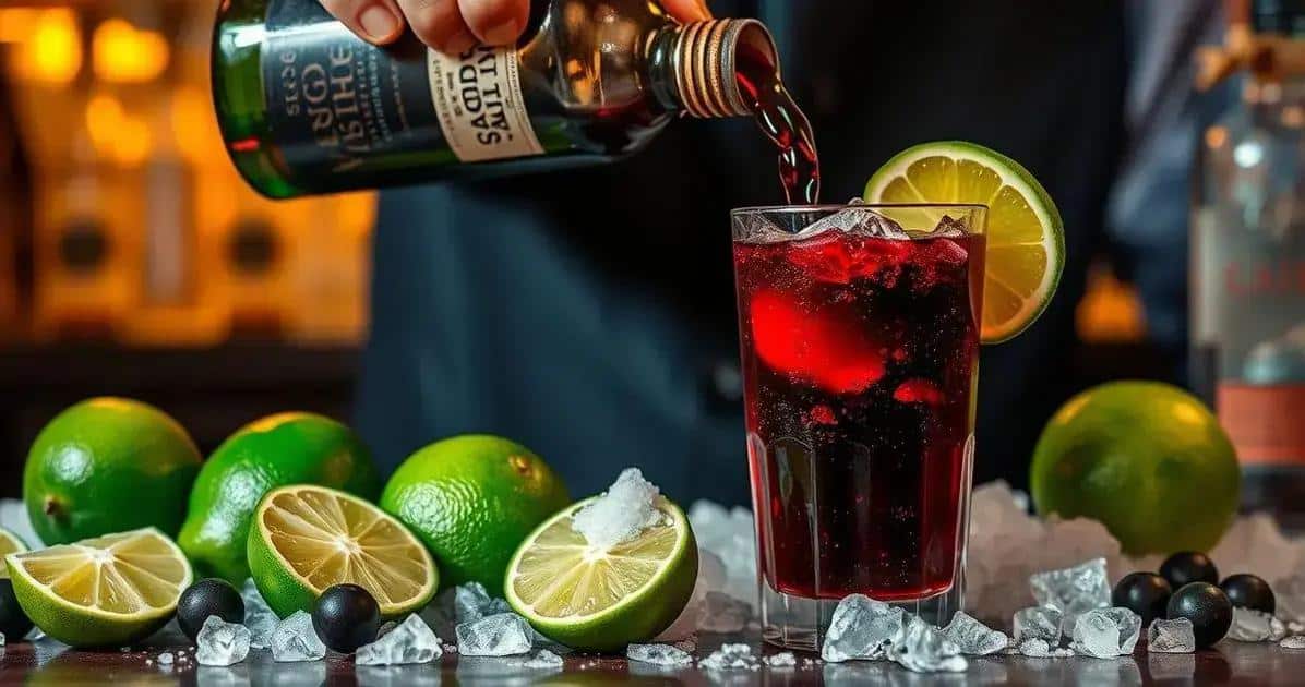 Ingredienti della Caipirinha al Cassis