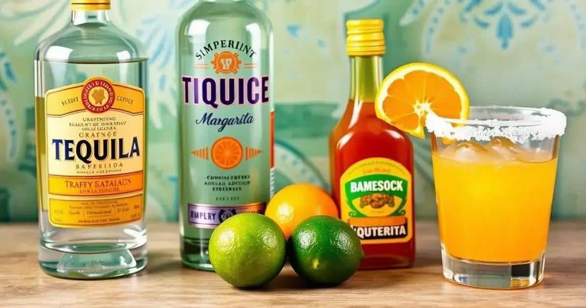 Ingredienti della Margarita all’arancia