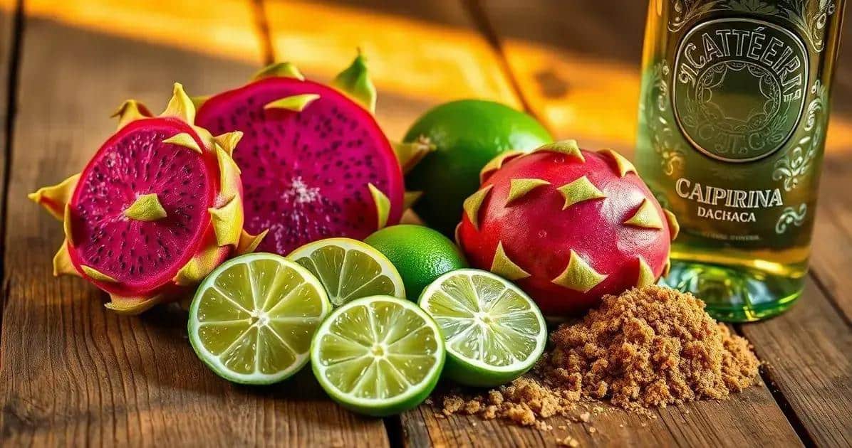 Ingredienti della ricetta Caipirinha di Pitaya