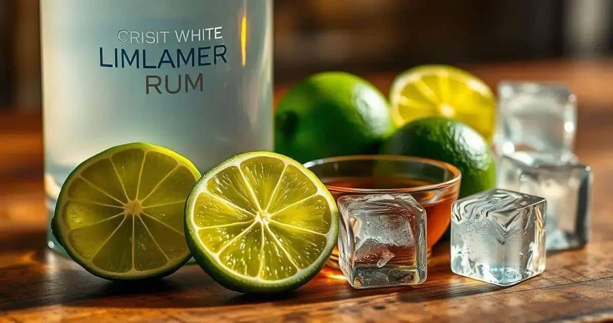 Ingredienti per il Gimlet con Rum