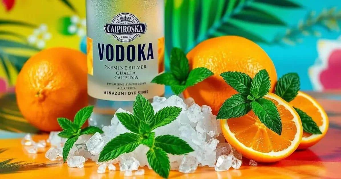 Ingredienti per la Caipiroska all’arancia