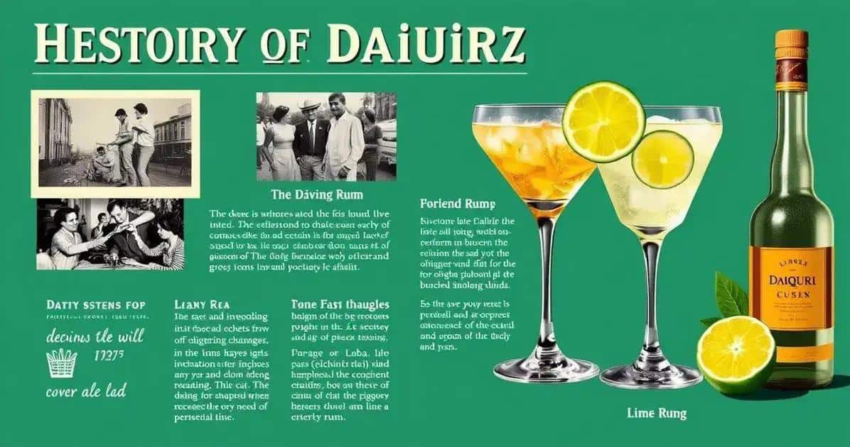 La storia del Daiquiri: origini e tradizione