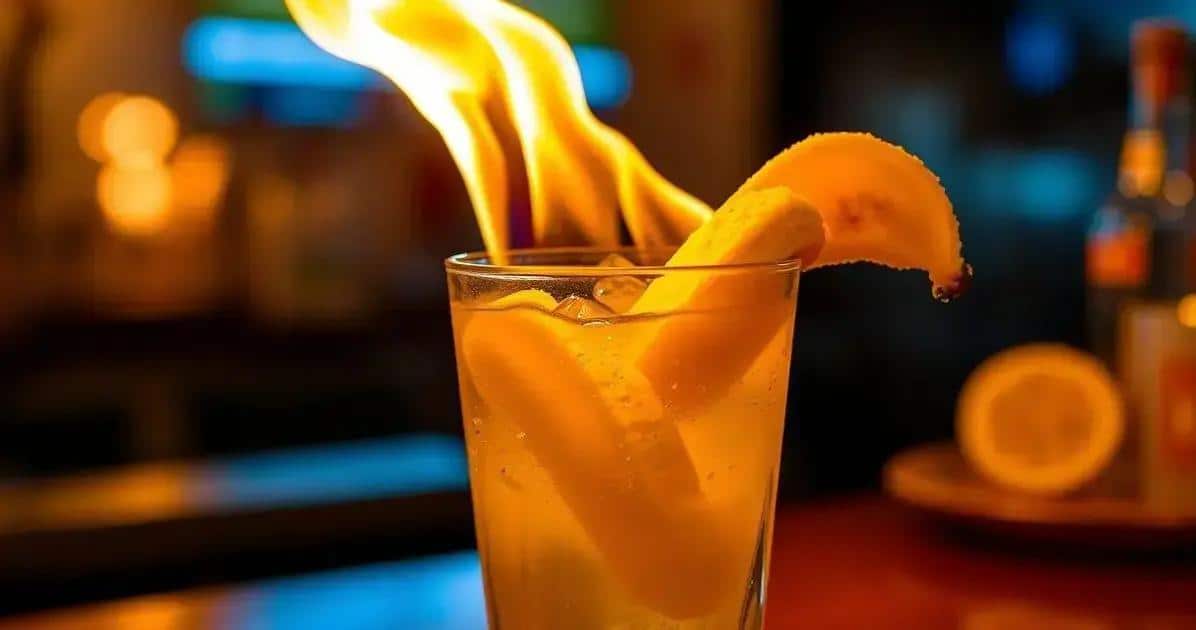 Liquore di Banana Flambé con Tequila: Un’Avventura di Cocktail Squisita