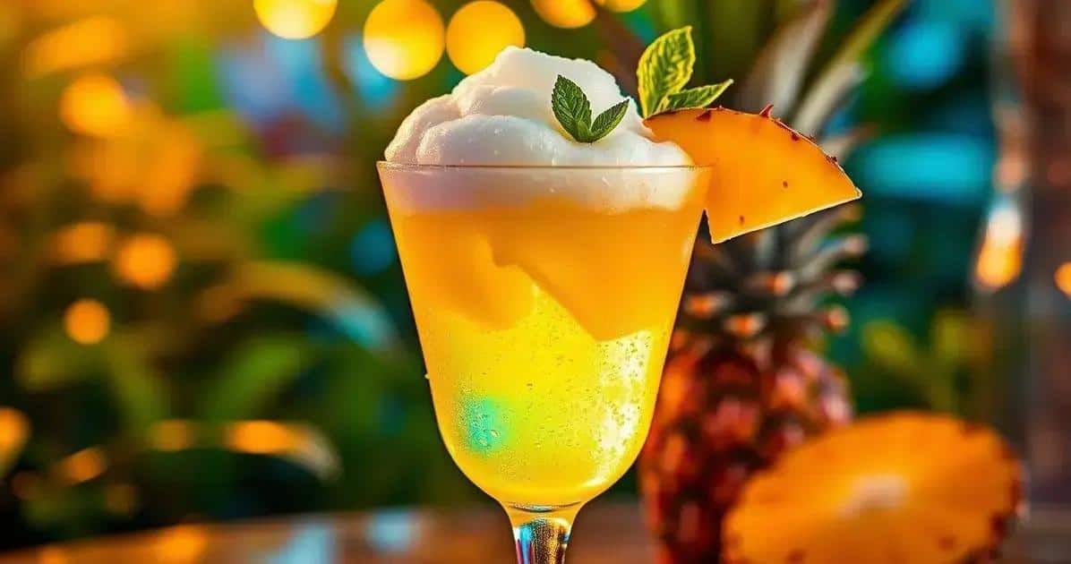 Margarita con Schiuma di Ananas: Un Tocco Fresco su un Classico