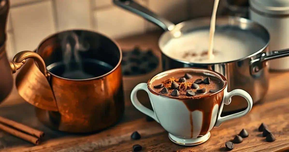 Metodo di Preparazione: Cioccolato con Liquore al Caffè e Cannella