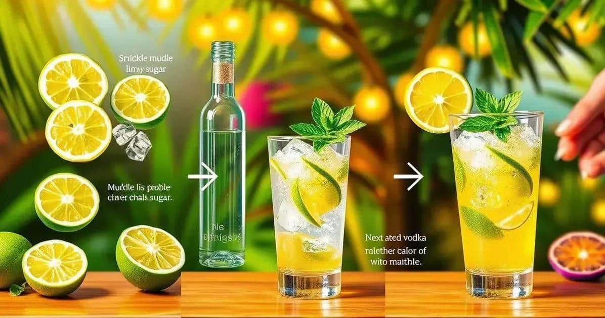 Metodo di Preparazione della Caipiroska al Frutto della Passione