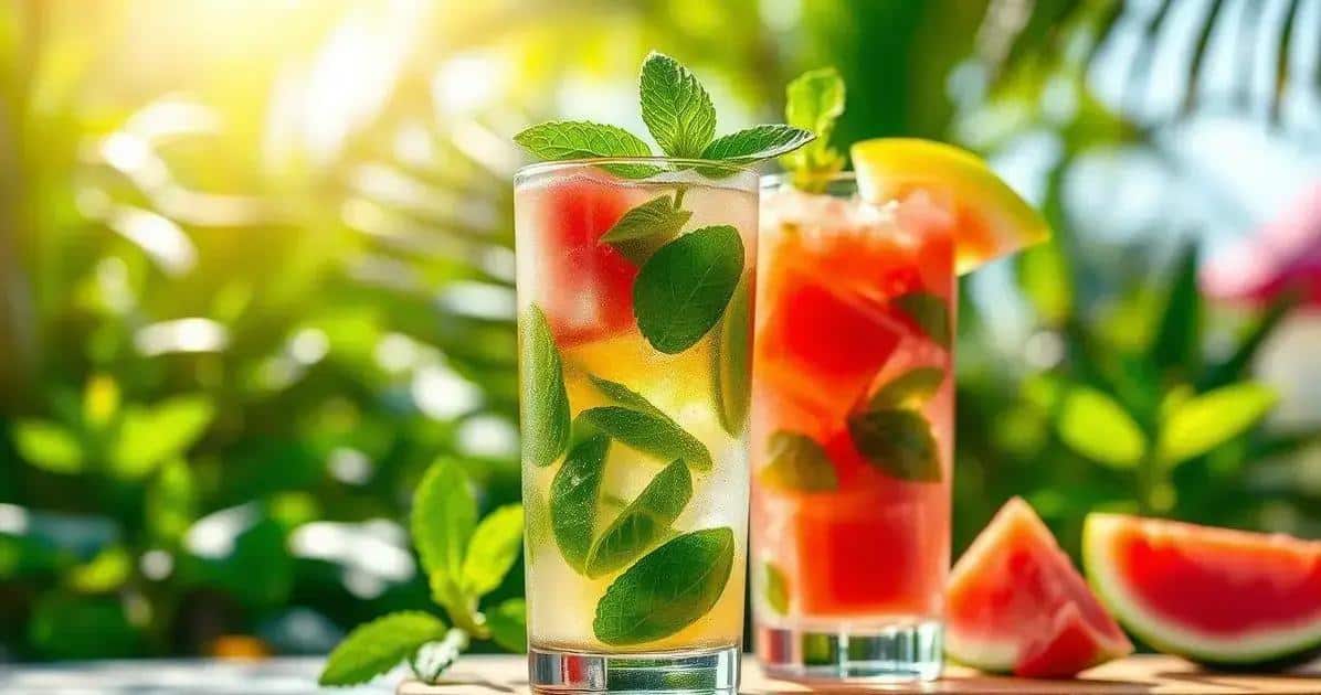 Mojito con Anguria e Basilico: Una Delizia Estiva Rinfrescante
