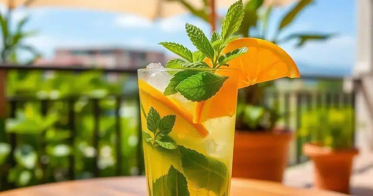 Mojito con Soda al Mandarino e Menta: Una Variante Estiva Rinfrescante