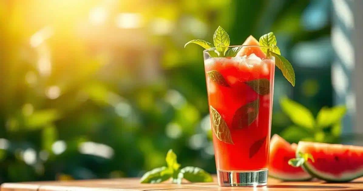 Mojito con Succo di Anguria e Basilico: Un Tocco Rinfrescante per l’Estate