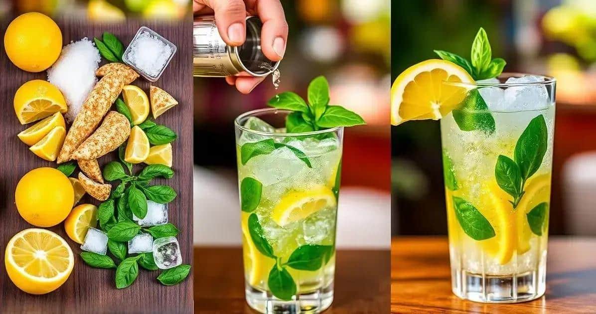 Preparazione della Caipiríssima al Limone