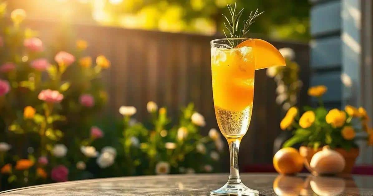 Spumante con Succo di Mango e Rosmarino: Un Cocktail Delizioso