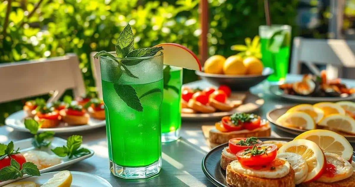 Suggerimenti per servire la bevanda verde