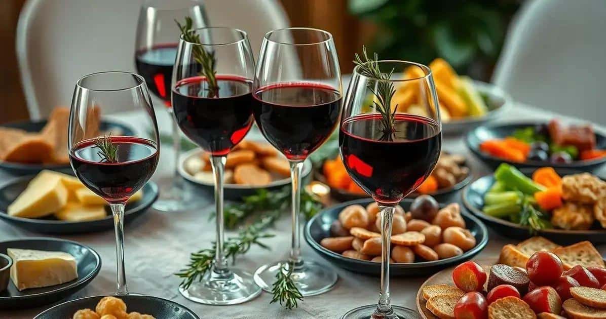 Suggerimenti per servire vino con rosmarino