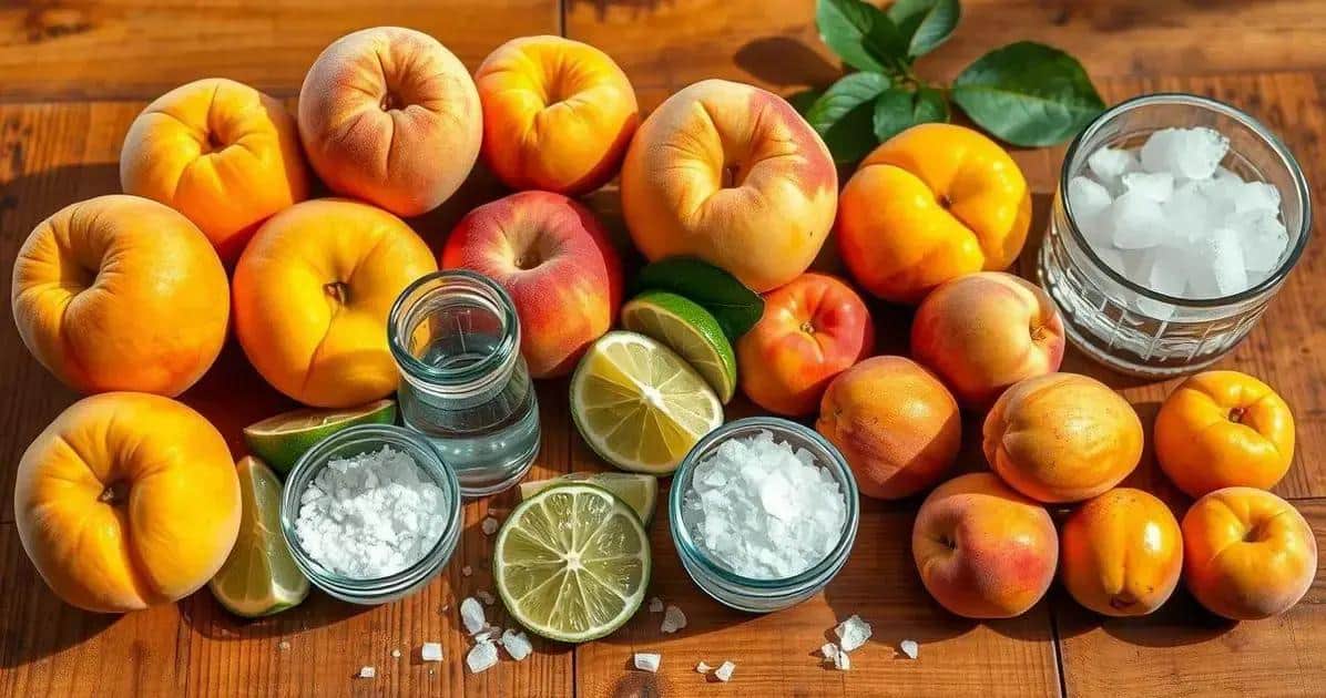 Tipi di pesche ideal per la Caipiroska
