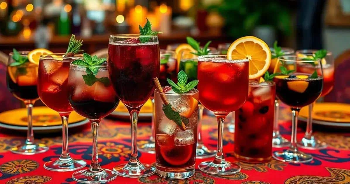 Varianti del vino con succo di frutti rossi