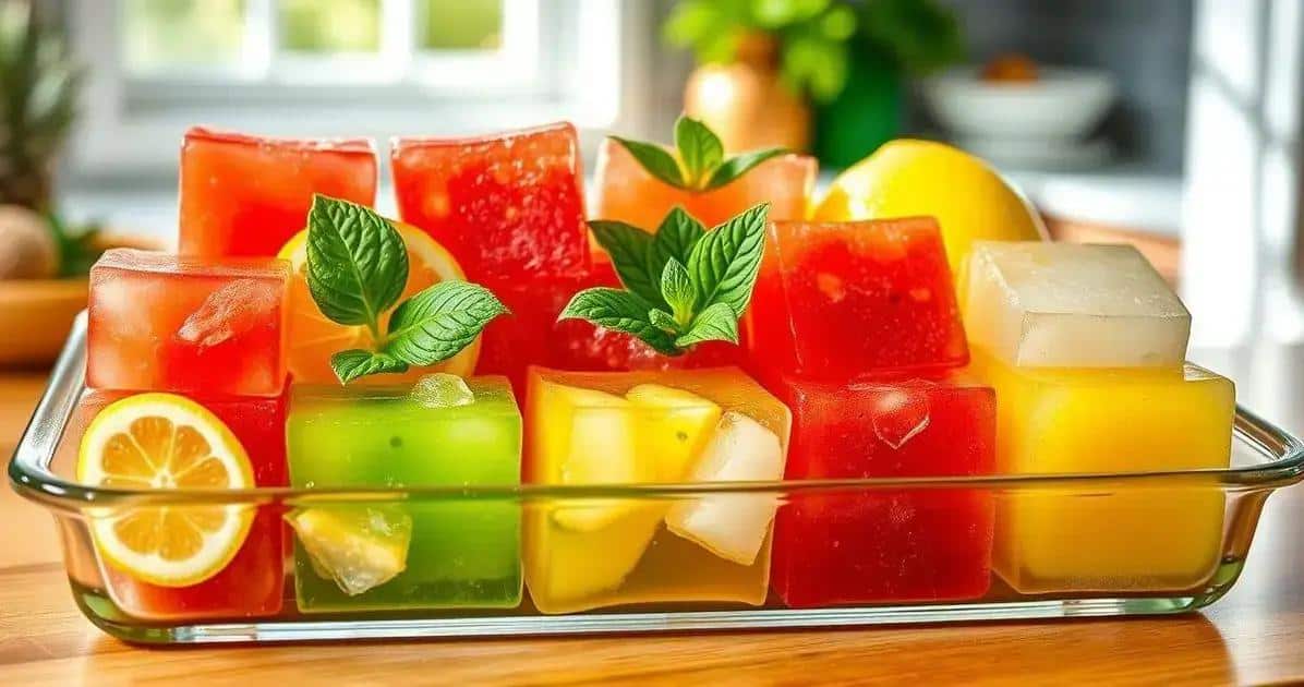 Varianti della ricetta ghiaccio con anguria e menta