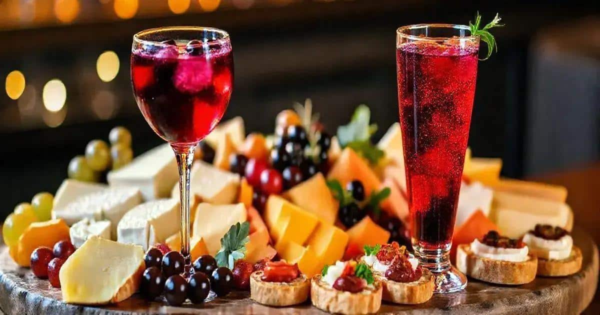 Abbinamenti consigliati per il ghiaccio con liquore al cassis e spumante