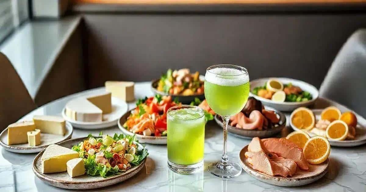 Abbinamenti ideali per il gin con schiuma di mela verde
