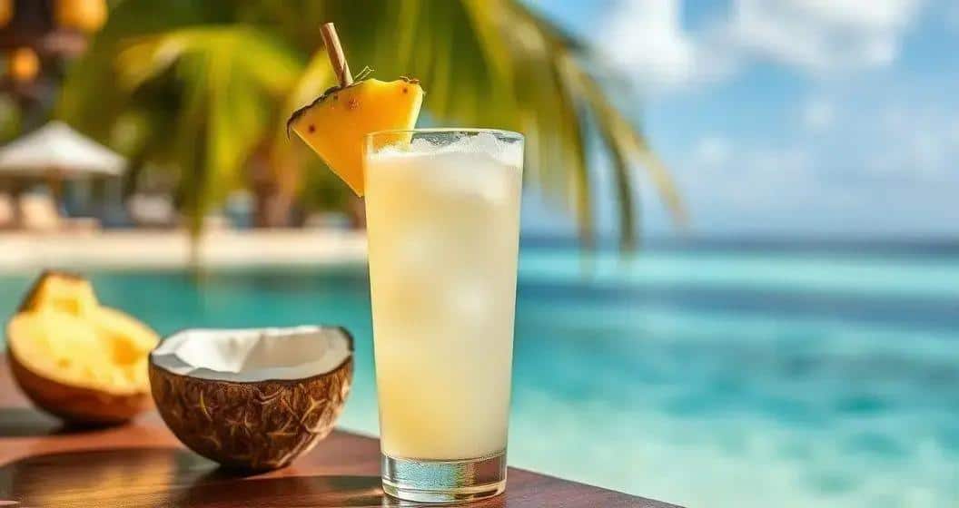 Bevanda Energetica con Liquore al Cocco e Ananas: Una Delizia Tropicale